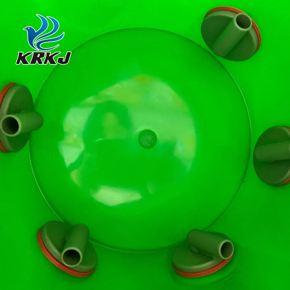 Cettia KD960 8L livestock animal milk bucket calf feeder with teats for cow or horse feeding