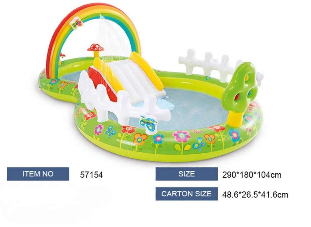 INTEX 57154 My Garden Play Center inflatable swimming pool outdoor inflatable play pool for kids