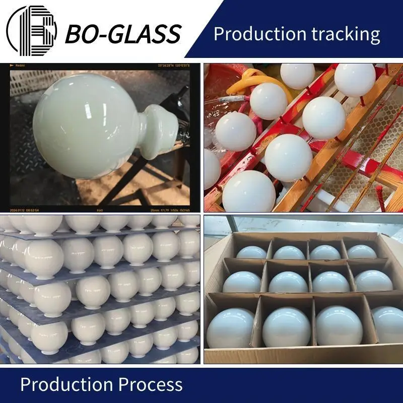 Wholesale Custom 40 80 120Mm High Quality G9 Opal White Chandeliers Pendant Lights Glass Lamp Shade For Home Hotel