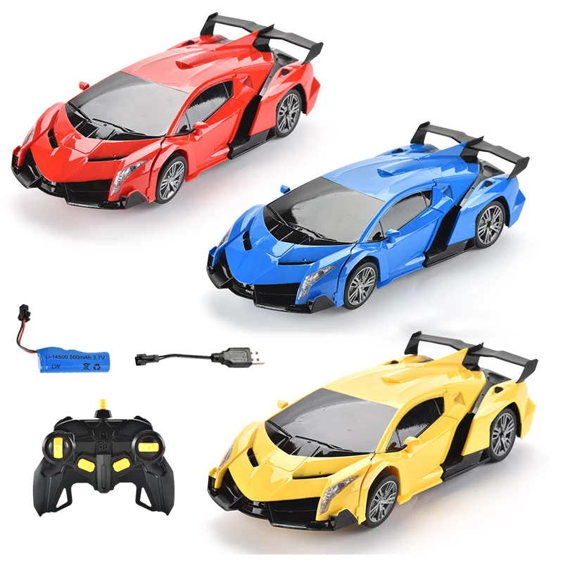 Transform Robot RC Remote Control Car Kids Car Deformation Radio Control Toys