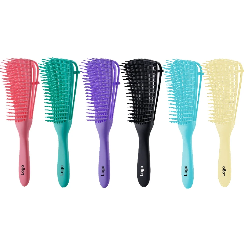Wholesale Soft Massage Beauty Hair comb Women Detangling Hair Brush for Wet&Dry Thick Hair
