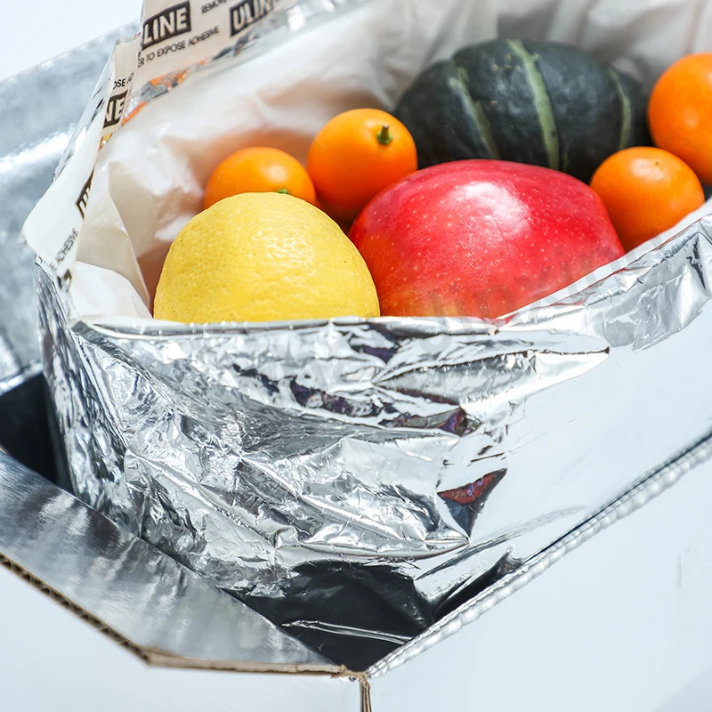 Cold Storage Insulated Packaging Custom Printed Food Packaging Shipping Custom Carton Box Maintain temperature for 3 days