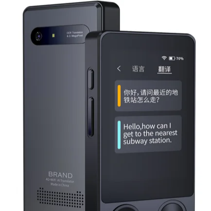 
126 Language Translator All Way Translation Smart Pocket Portable Voice Translator, Business Study Travel 