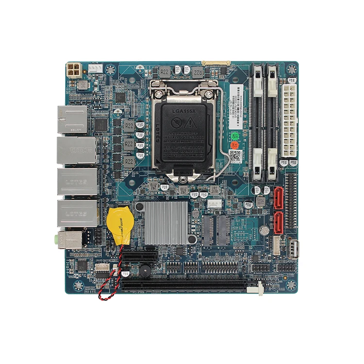 Maxtang Motherboards HDMI DP Displays DDR4 32 GB 3xLAN 5xCOM WiFi Expansion Mini ITX Motherboard with H110/B150 Chipset