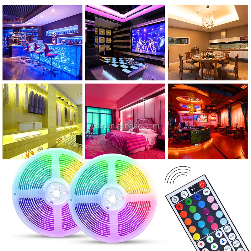  Лидер продаж Amazon Светодиодная лента 505050rgb водонепроницаемая 12 В низкое напряжение гибкая цветная световая 5 м/10 м комплект светодиодных полос