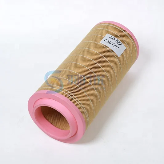 K2450 air filter is suitable of air compressor excavator forklift automotive air filter quantity is good at price