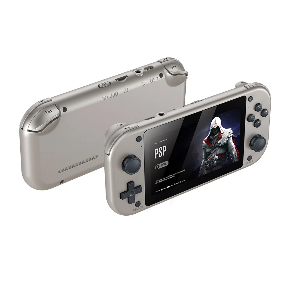 1500mah Rechargeable Video Game Console 64G 128G Linux Mini IPS High 4.3 Inch Game Players M17 Handheld Game Station