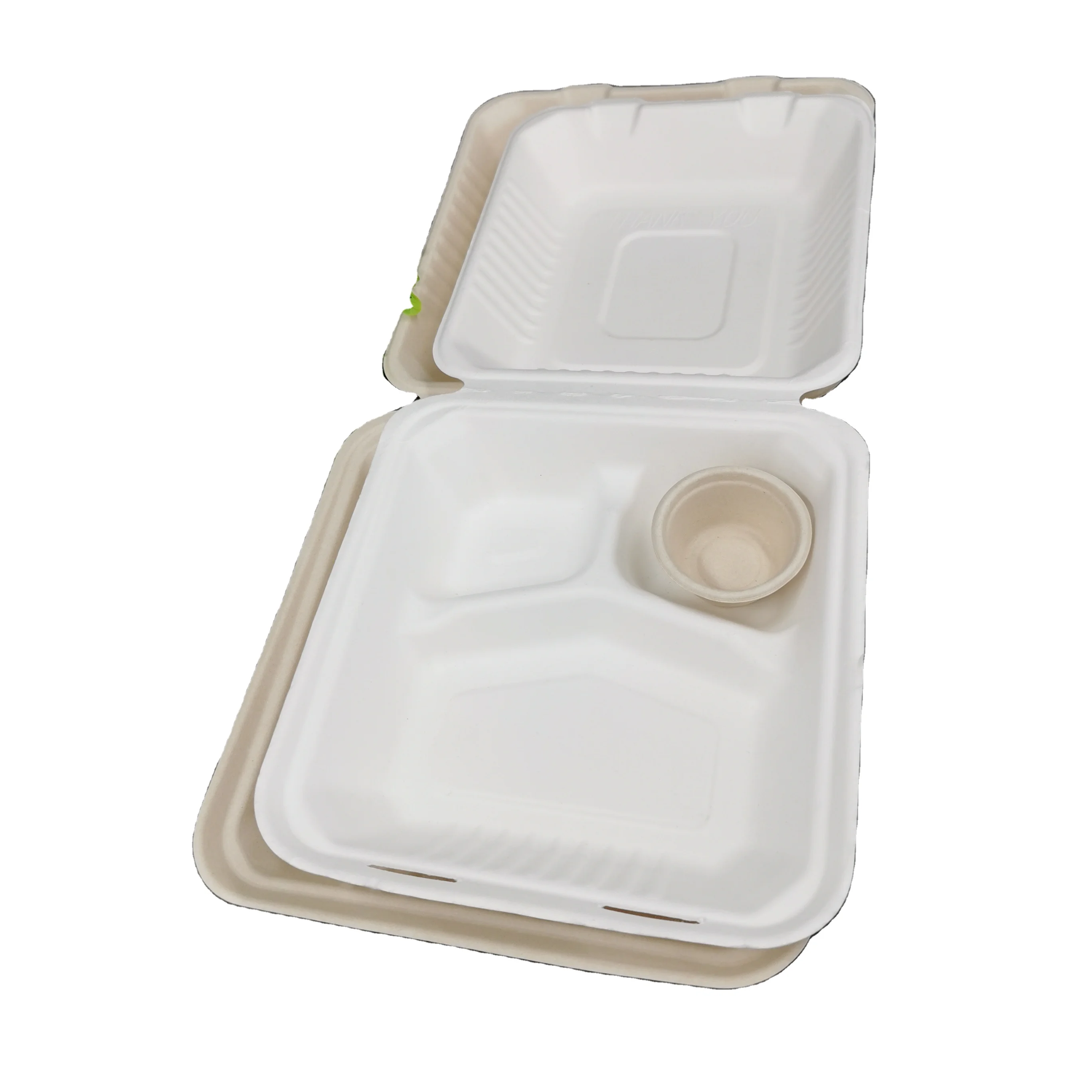 tapers de descartable comida con tapa caja de comida de bagazofood containerscaja de comida de bagazo con divisiones