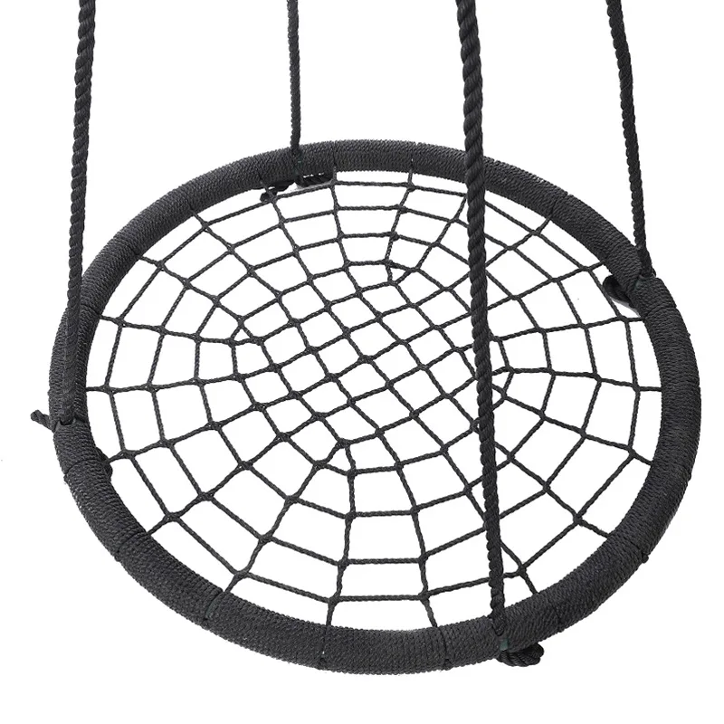 
Amazon hot sale Garden Outdoor 100CM Round Nest Spider Web Tree Net Swing 