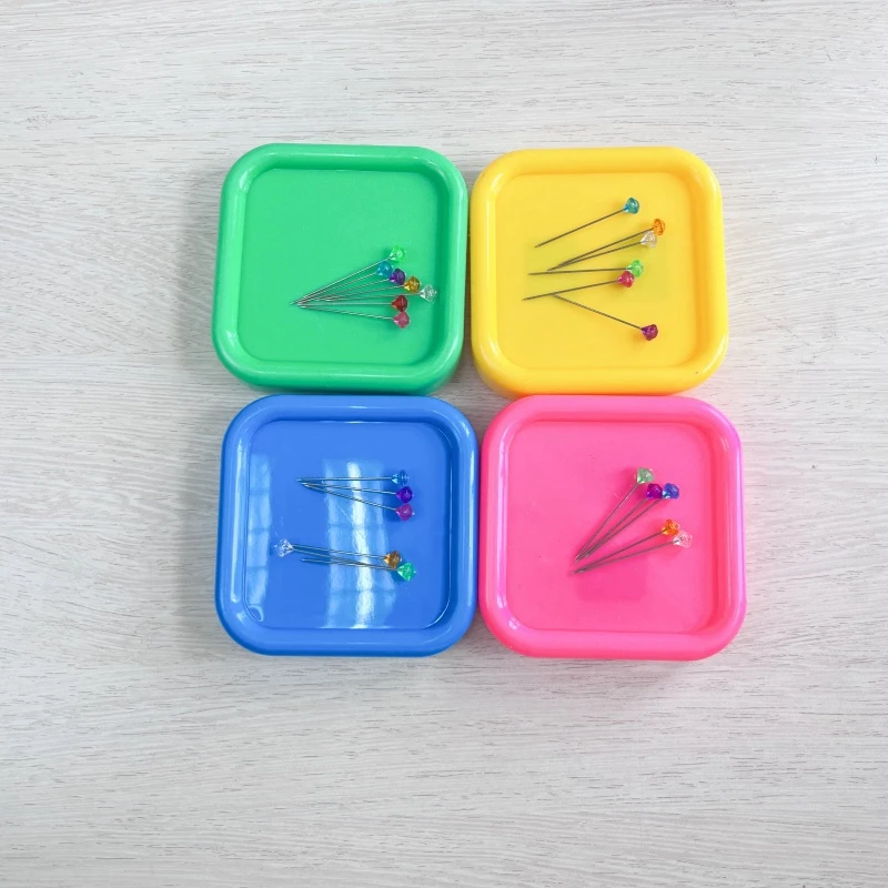 Multi-function Storage Box Metal Sewing Accessories Magnetic Needle Aspirator Minder
