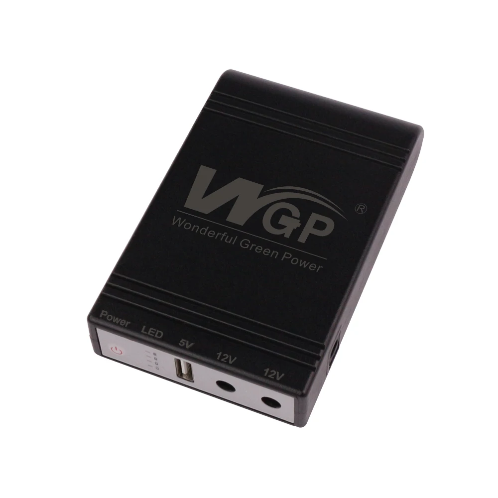 WGP Uninterrupted Power Supply Power Bank UPS 5V 12V 12V with Lithium Battery Backup for CCTV Camera Router