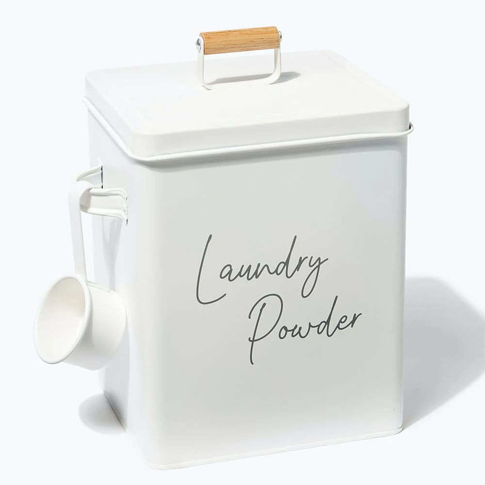 Винтажный эмалированный контейнер для хранения в стиле ретро