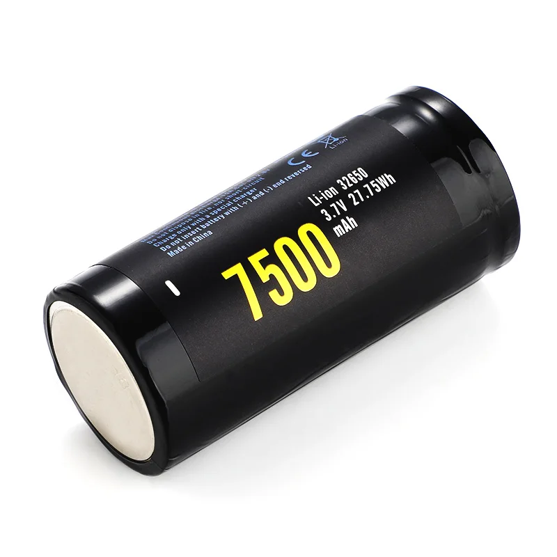 
Original 32650 7500mAh high capacity rechargeable battery lithium batteries Li-ion(NCR) 