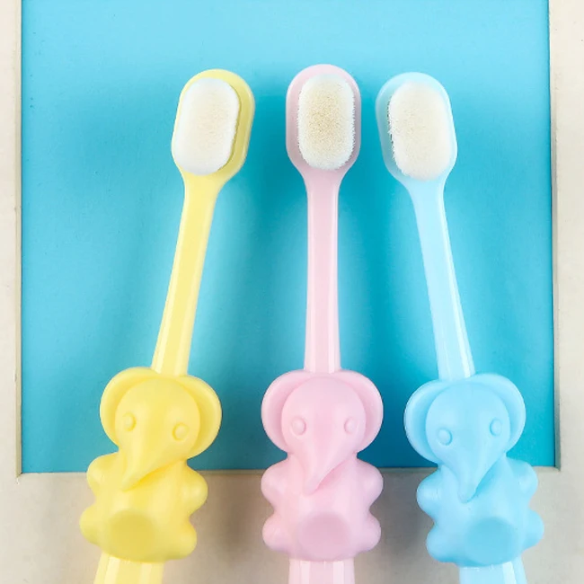 Soft Bristle Elephant Tooth Brush Baby Toothbrush Blister packaging