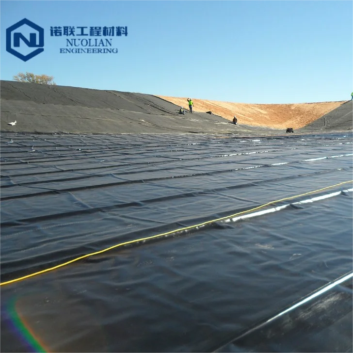 China factory Price 0.5mm 1mm 1.5mm 2mm hdpe geo membrane geomembrane dam fish farm tank pond liner