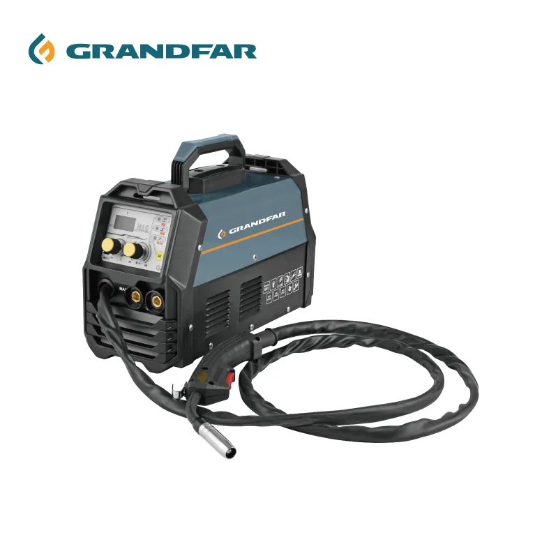 GRANDFAR 5.1KVA Max Power Capacity wire burn back function 1kg 0.5mm sheet metal welder Mig welding machine