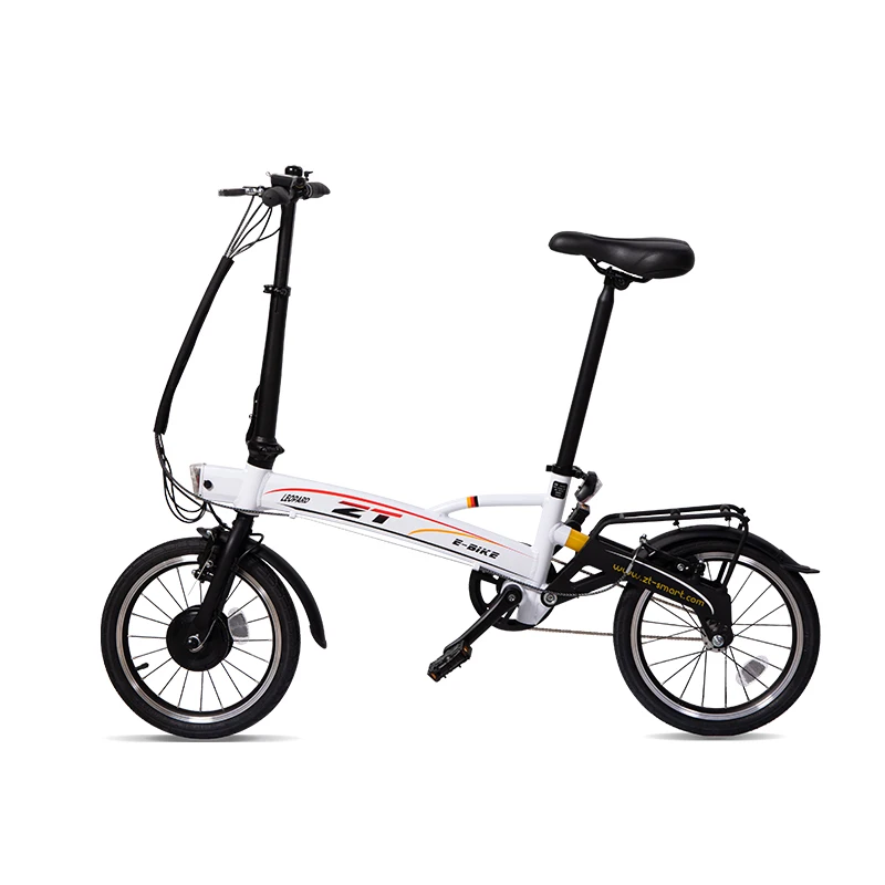 Lithium Battery Short Pitch Chain 76T/18 TDR-13Z 24V10A 250W Aluminum 6061 Electric Folding Mini Bike