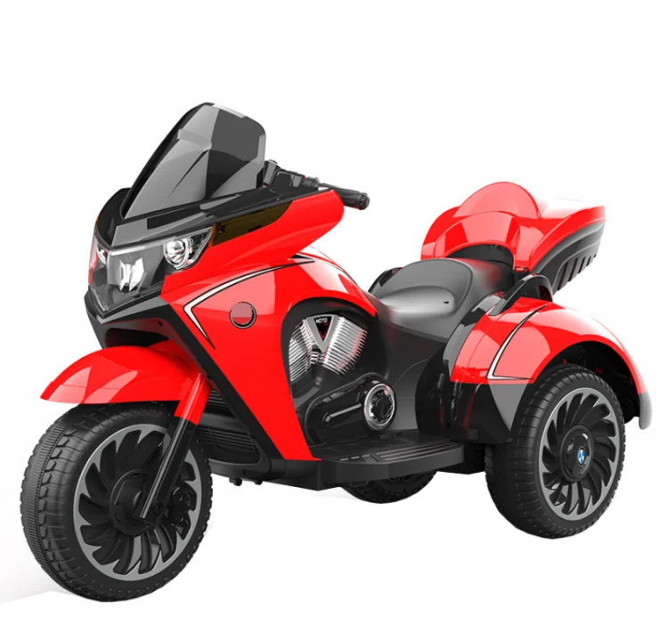New model KP-1028 3 wheel kids bike cheap electric kids motorcycle with rear basket