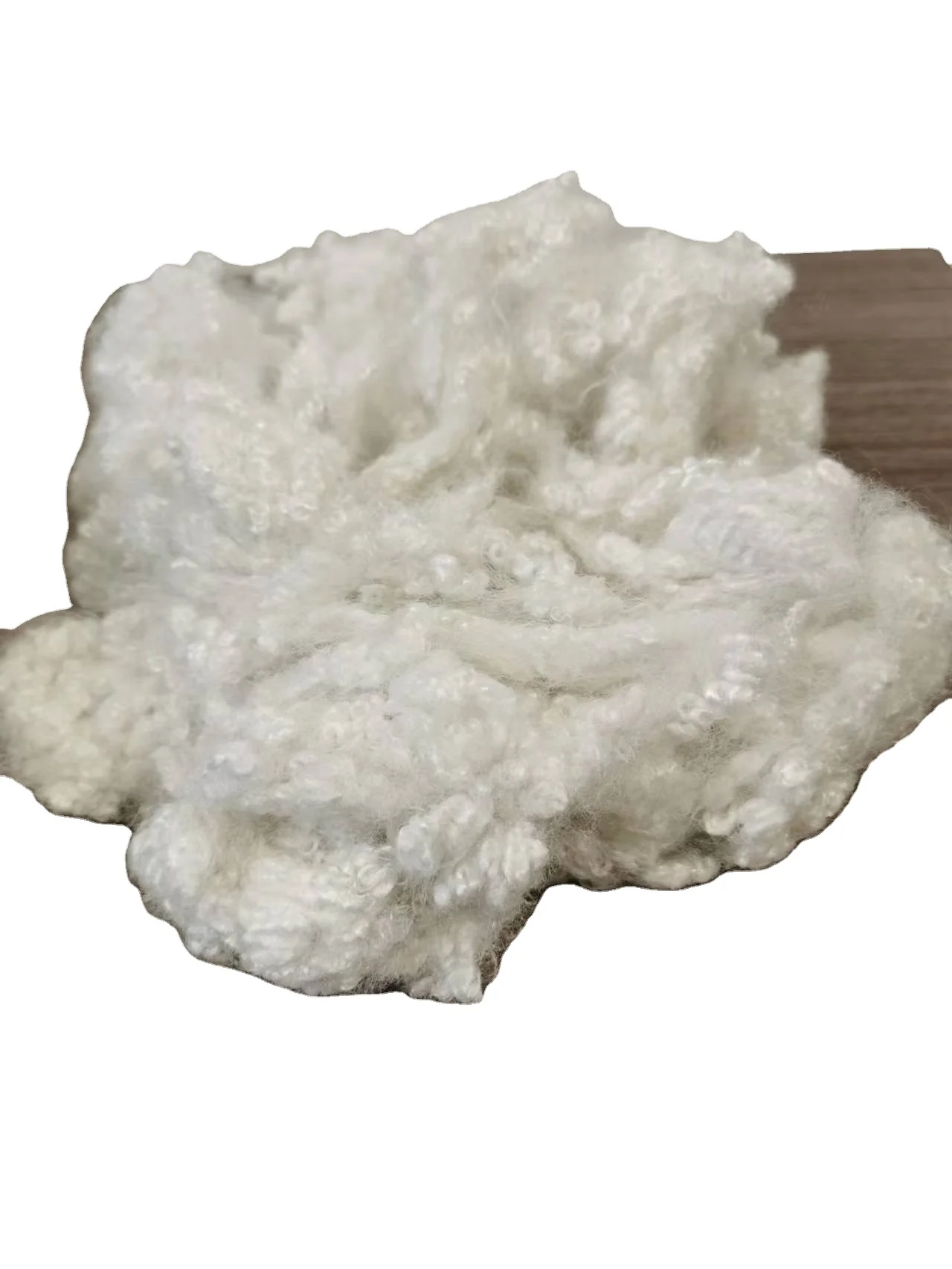 super class white polyester cluster staple short cut fiber spinning (pillow, mattress, quilt core, pillow, cushion, etc.)