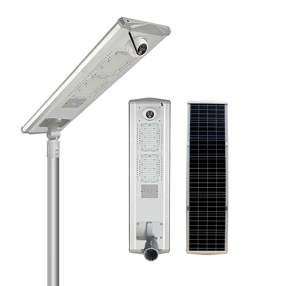 Солнечная лампа безопасности 60 Вт с IP-камерой