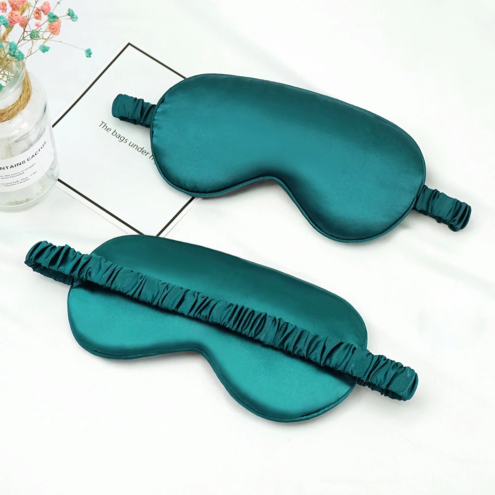 Silk Pillowcase Sleep Mask Silk Eyemask Set Travel Comfortable Luxury Silk Eye Mask