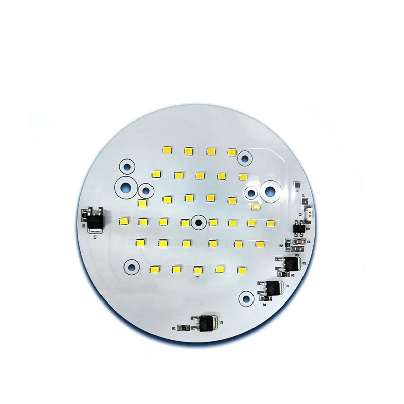 Разработка дизайна и сборки 2 Слойная алюминиевая подложка печатная плата для светодиодов