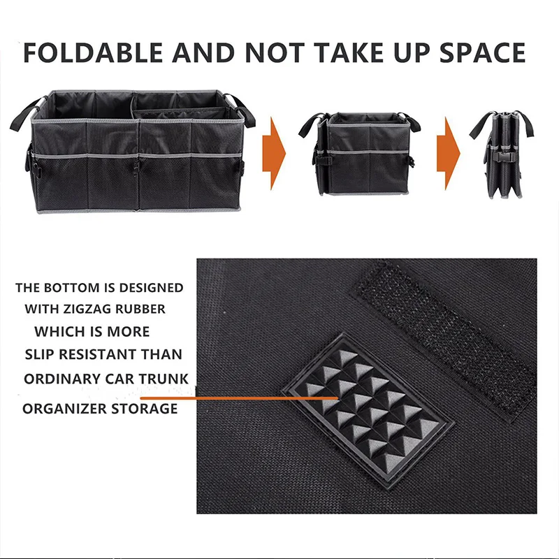 ready to ship wholesale car trunk organizer box car storage box organizer