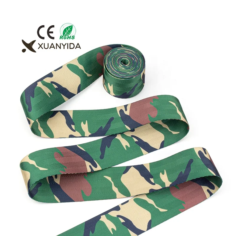 New arrival camouflage pattern racing car seat belts for jeep