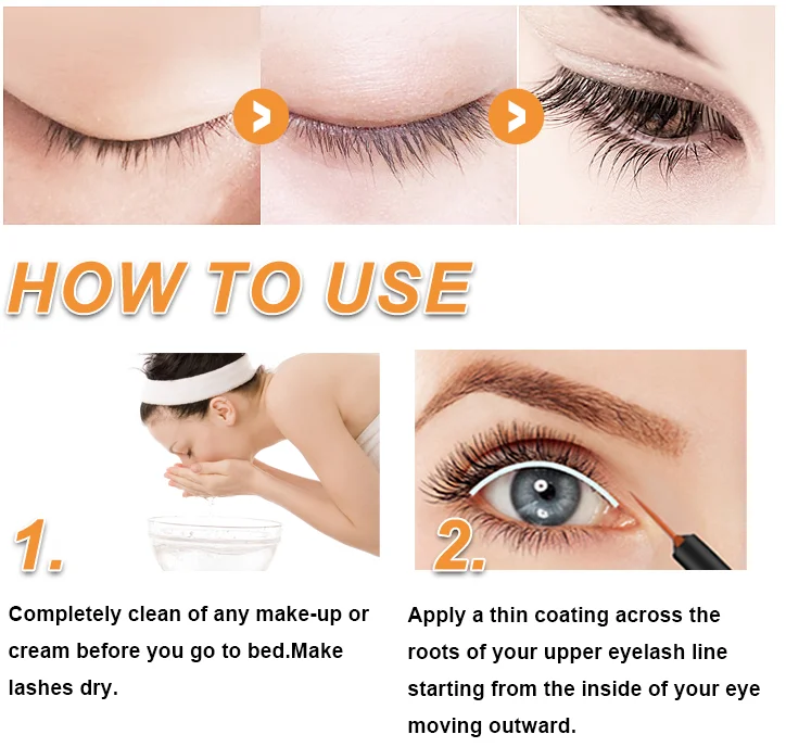 Profession New Luxury Applicator Vegan Wimpern Serum With Extension Private Logo Natural Lash Enhancer Eyelash Growth