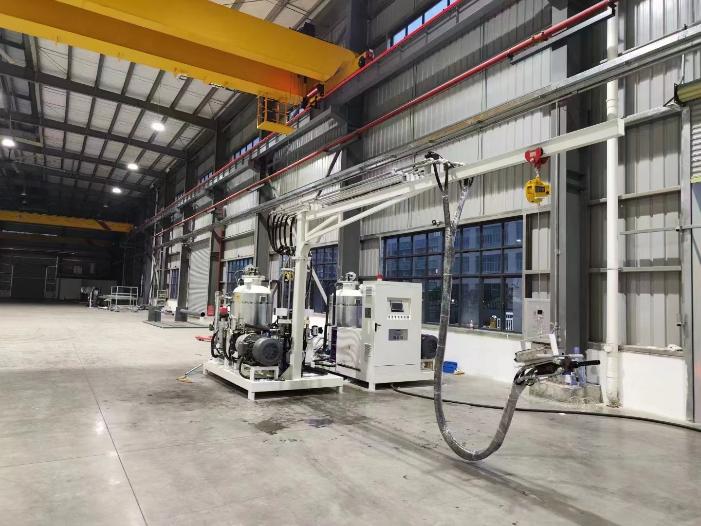 Manufacture PU Stone Wall Panel Foam Automatic PU Continuous Foam Machine Production Line Polyurethane Foam Making Machine