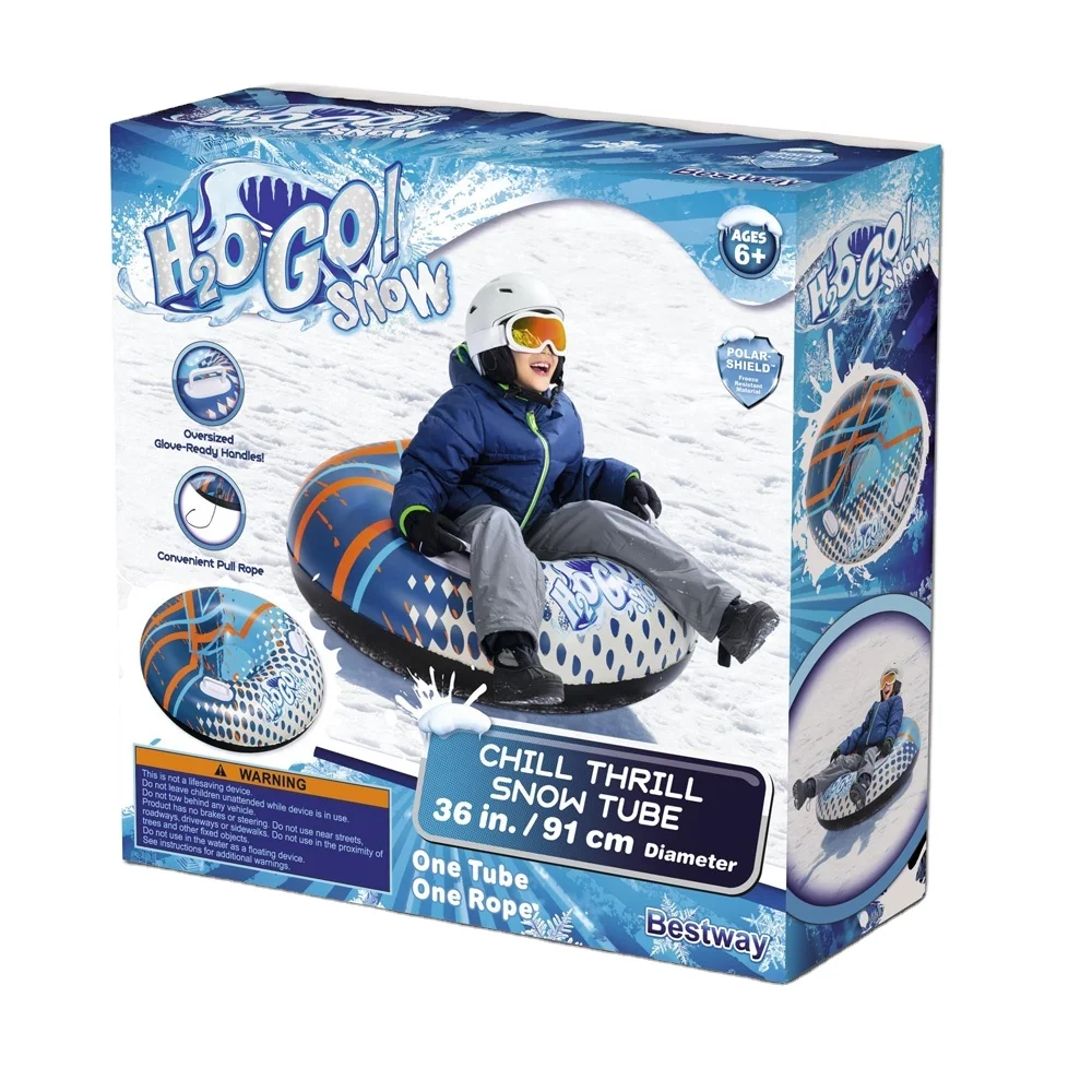 Wholesale Snow Sled Inflatable Sleds Towable Kids Push Snow Ski Sleds For Winter Sports