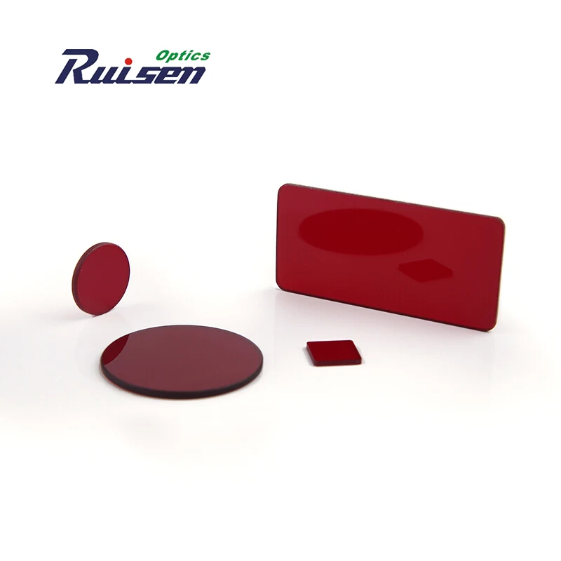 China Manufacture 610nm Red Longpass Filter red optical glass RG610-HB610-HB10-KC11