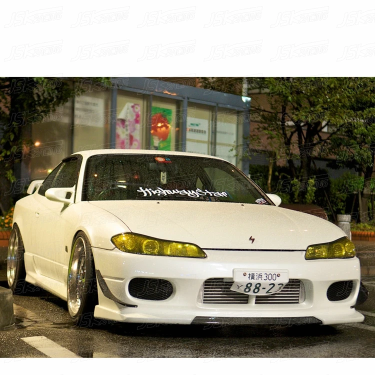 JSK STYLE CARBON FIBER CANARDS (2 PCS) FOR 1999-2002 NISSAN SILVIA S15