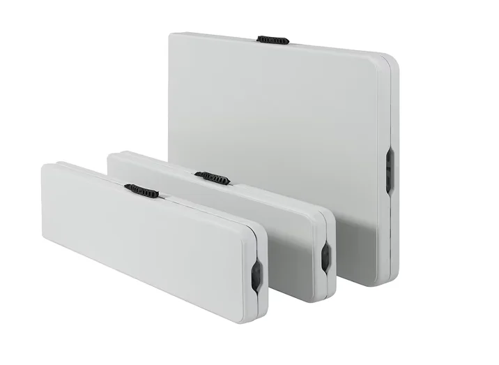 Modern Outdoor Garden Patio Picnic Plastic Foldable White  Rectangular Folding Table and Bench Sets