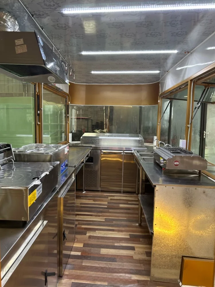 Long working life Multifunctional automatic halal food trailer/pizza food trailer/mobile food trailer for sale australia