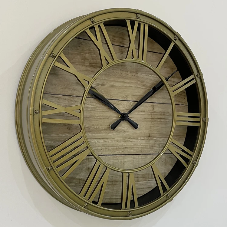 Factory Sale Various Retro Wall Plastic Clock Designer Home Decor Using