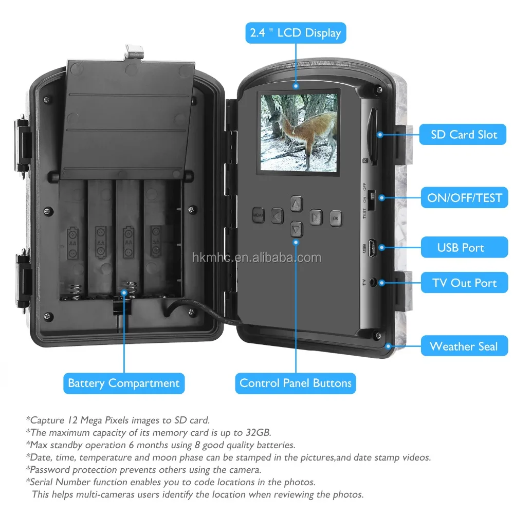 Mini Portable Tracking Camera M330 Trail Camera Trap Wildlife Hunting Camera Waterproof IP65