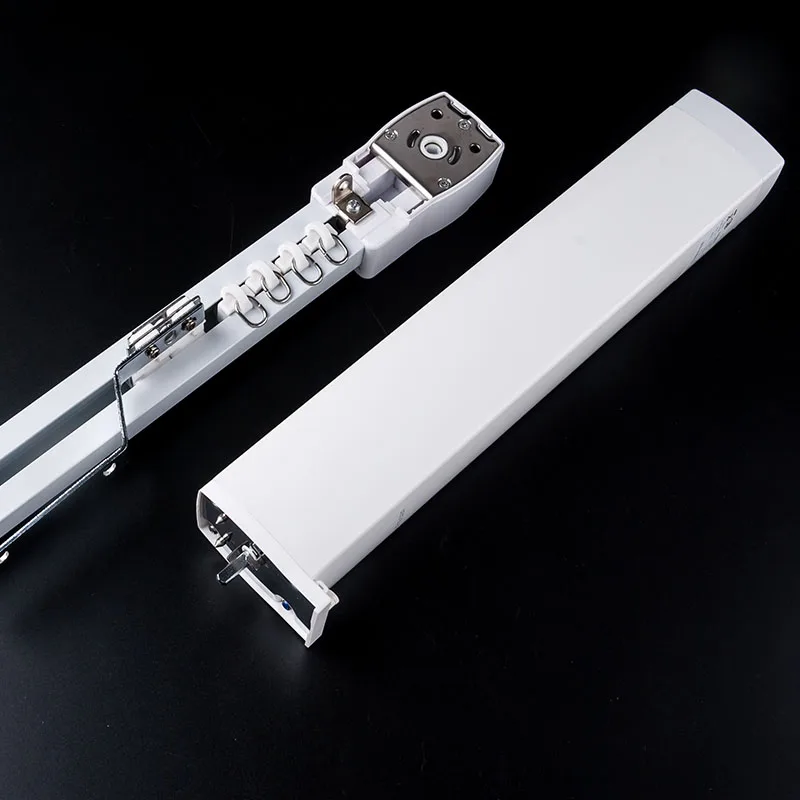 Низкая цена, сверхмощный тихий потолочный автоматический беспроводной мотор из алюминиевого сплава, электрическая направляющая для штор для спальни