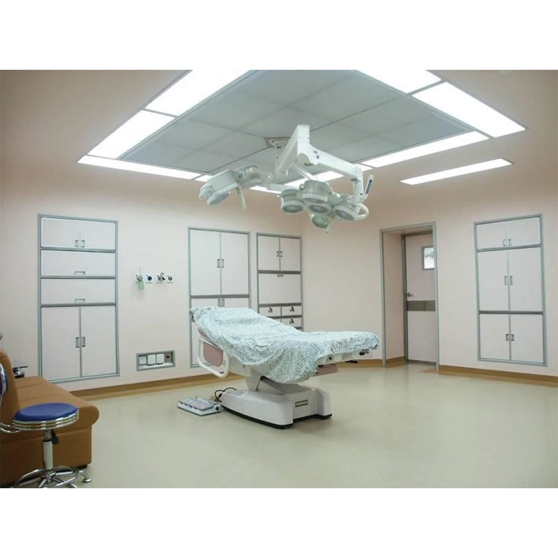 Customized Modern Design Modular OT Room Panel with Quick-Install Sliding Stainless Steel Door Finished Surface Clean Room