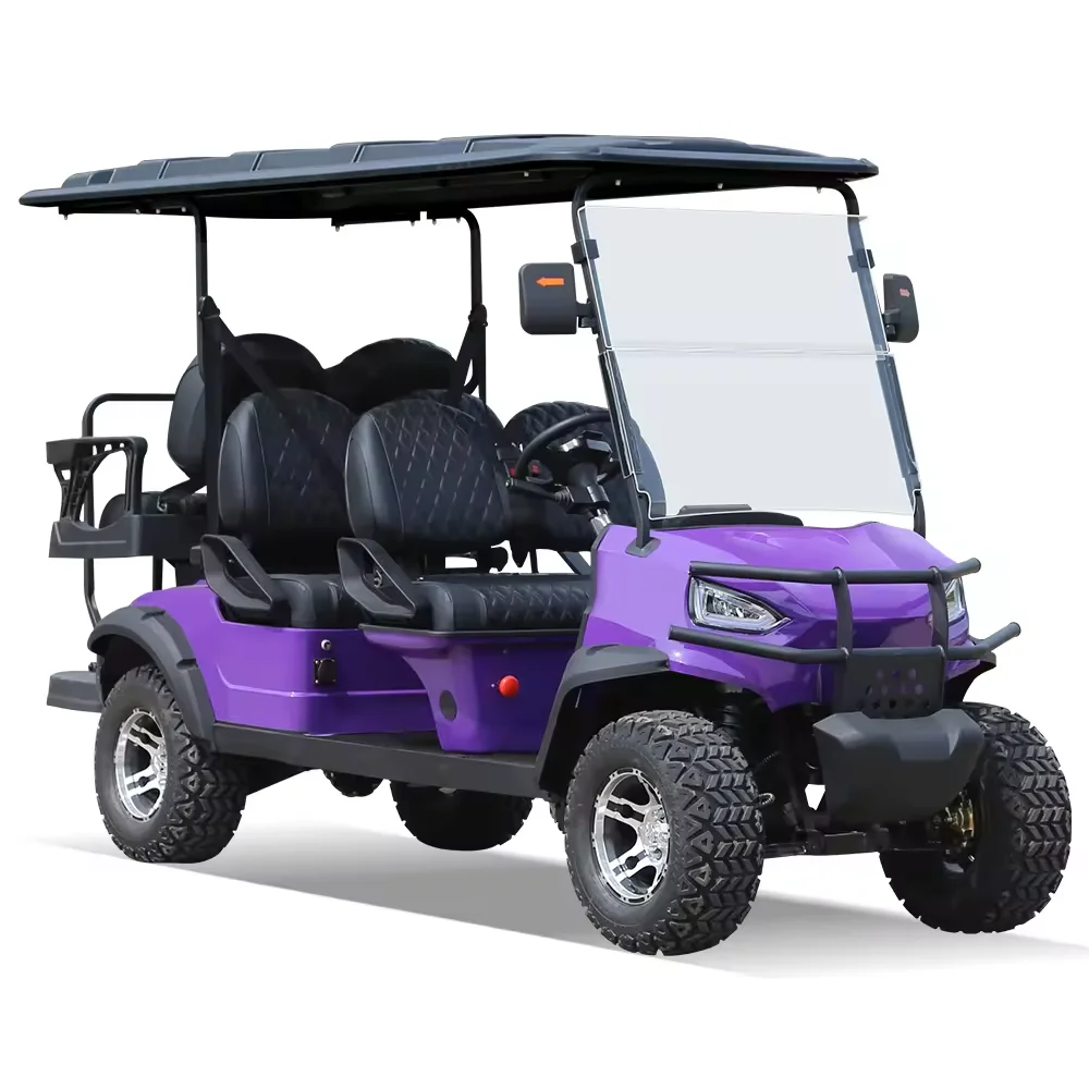 Tong Cai  Mini CE certificate 72V Lithium Battery 6 Seater Electric off Road Beach Golf Buggy