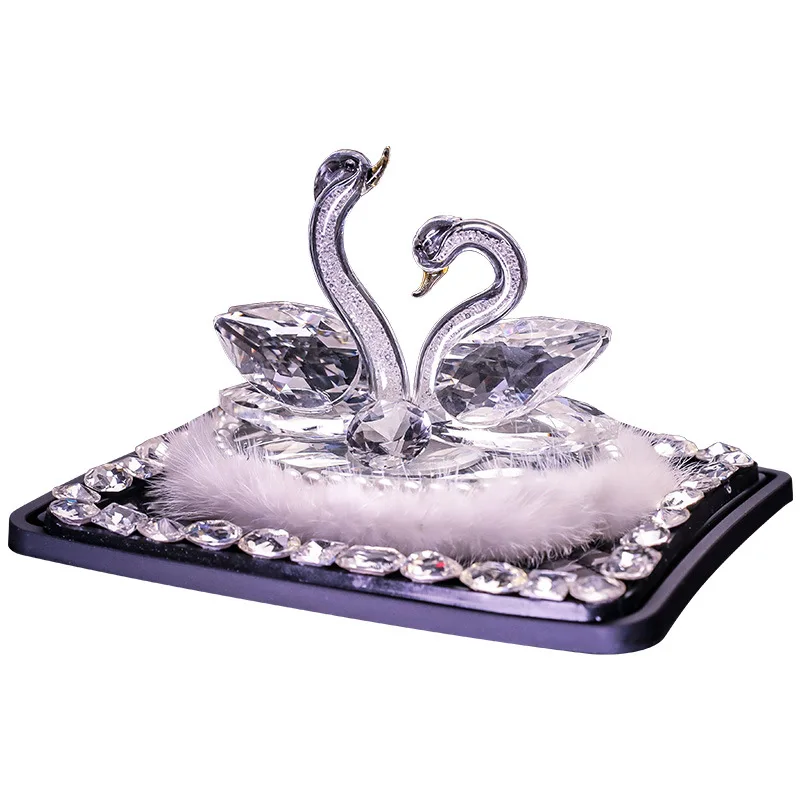 Swan Crystal Car Accessories Creative Car Interior Decoration Items Accessories