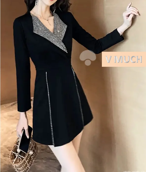 Black Blazer Mujer Long- Sleeve Lapel Single Slim Business Club Formal Suits Sexy lady Plus Size clothing women suit jacket