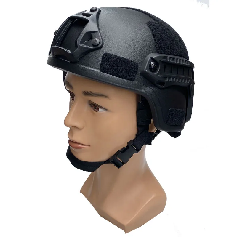
Bulletproof helmet NIJ IIIA- 9mm Protection level Aramid Material Head armor Mich2000 Multifunctional for Army Use 