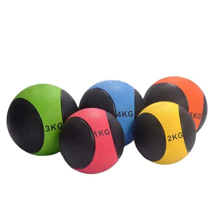 Лидер продаж, Китай, оптовая продажа, высокое качество, новый стиль, от 1 кг до 10 кг, упражнения для веса, мяч для лекарств двойного цвета