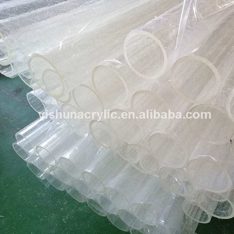 high quality transparent bubble  pmma plastic acrylic tube /pipe