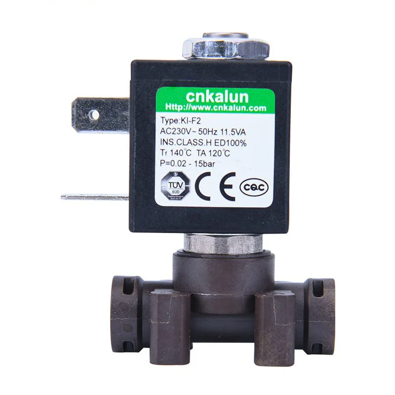 KL-F2 High Pressure 0.02-20Bar NC Brass PPS Mini Solenoid Valve for Steam Generators
