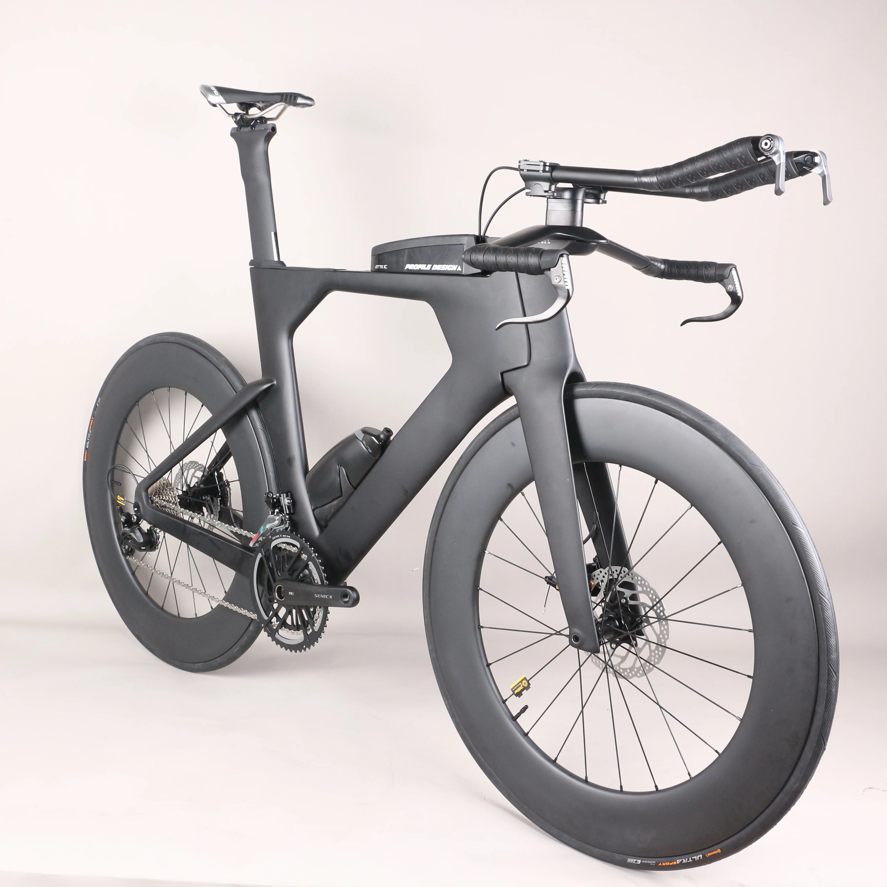 TT Bicycle Disc Brake Time Trial Triathlon Complete Bike FM-TT912 With Carbon Fiber Wheelset 2X11 Speed