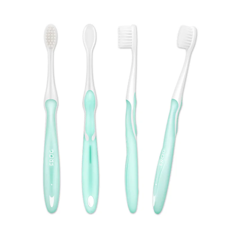 FROG Eco-friendly Plastic Wholesale toothbrush 10000 bristles siwak toothbrush