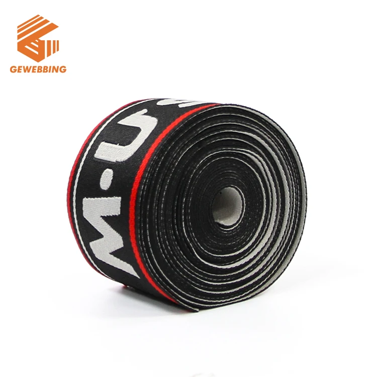 Hot Sale Polyester Woven Nylon Strap Webbing Tape 2.5 Cm Custom Printed Jacquard Webbing
