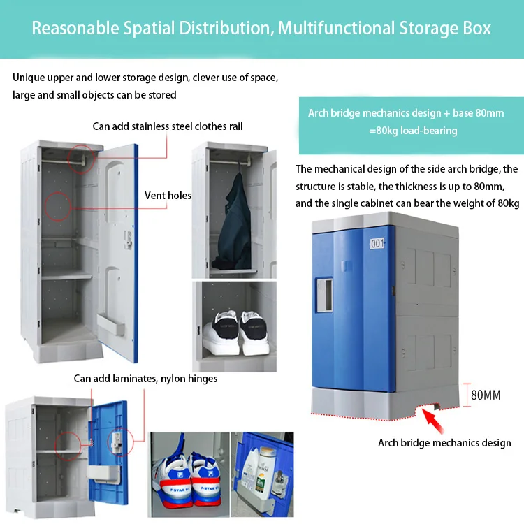 Good Quality ABS Plastic Locker Saft School Lockers Customized Lockers